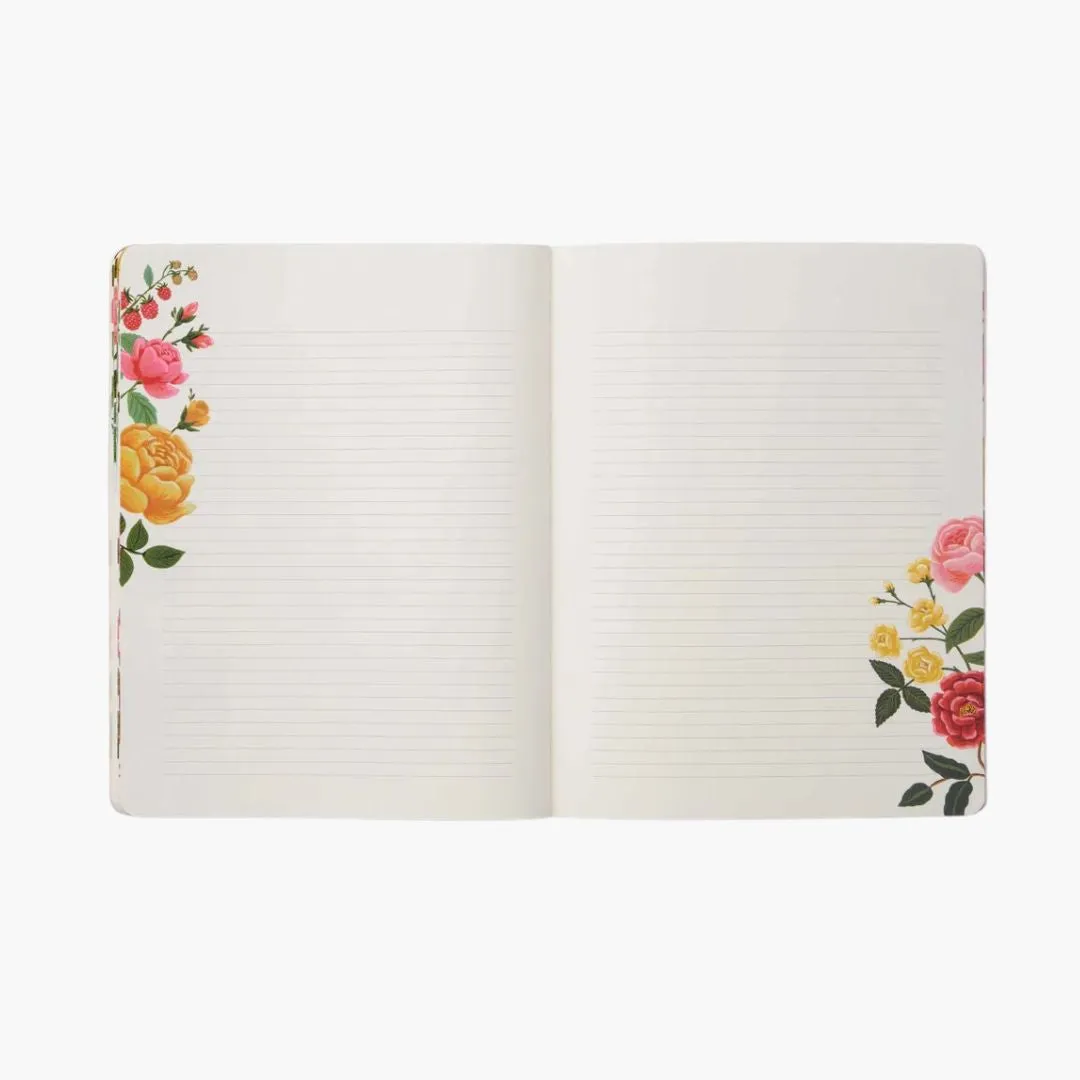 2025 Roses 12-Month Appointment Notebook