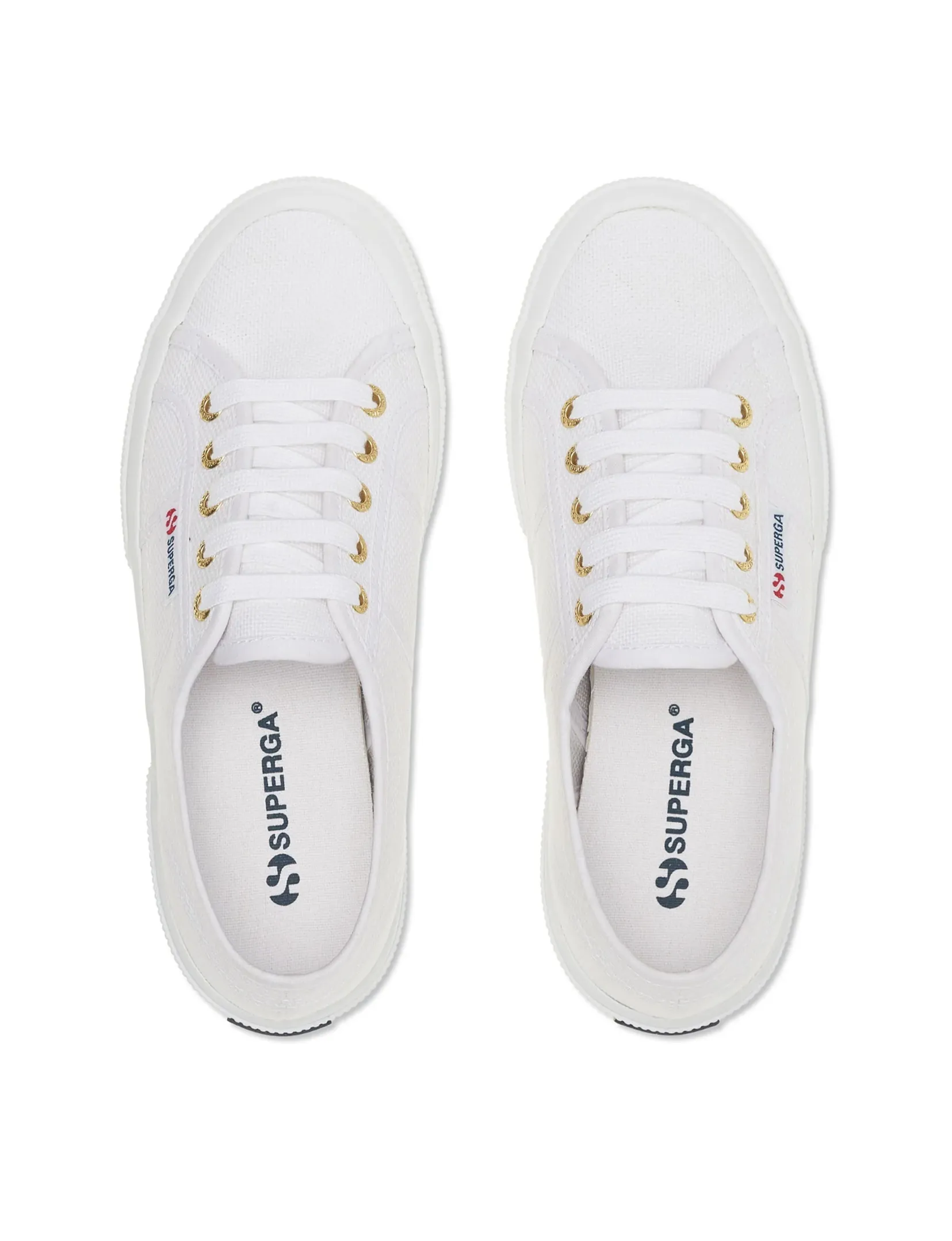 2750 Cotu Classic Canvas Sneaker, White/Gold