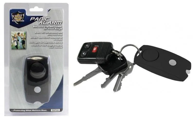 6) Black Key-Chain Panic Alarm Bundle