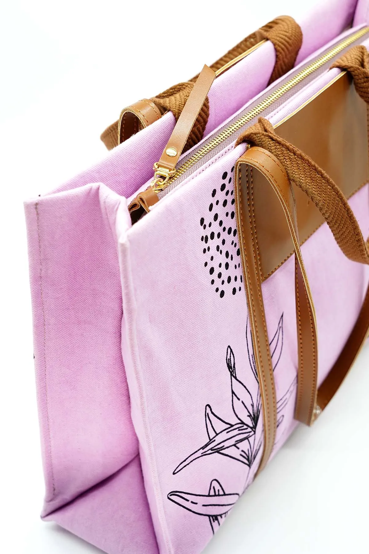 A and S Accessories Printed canvas tote