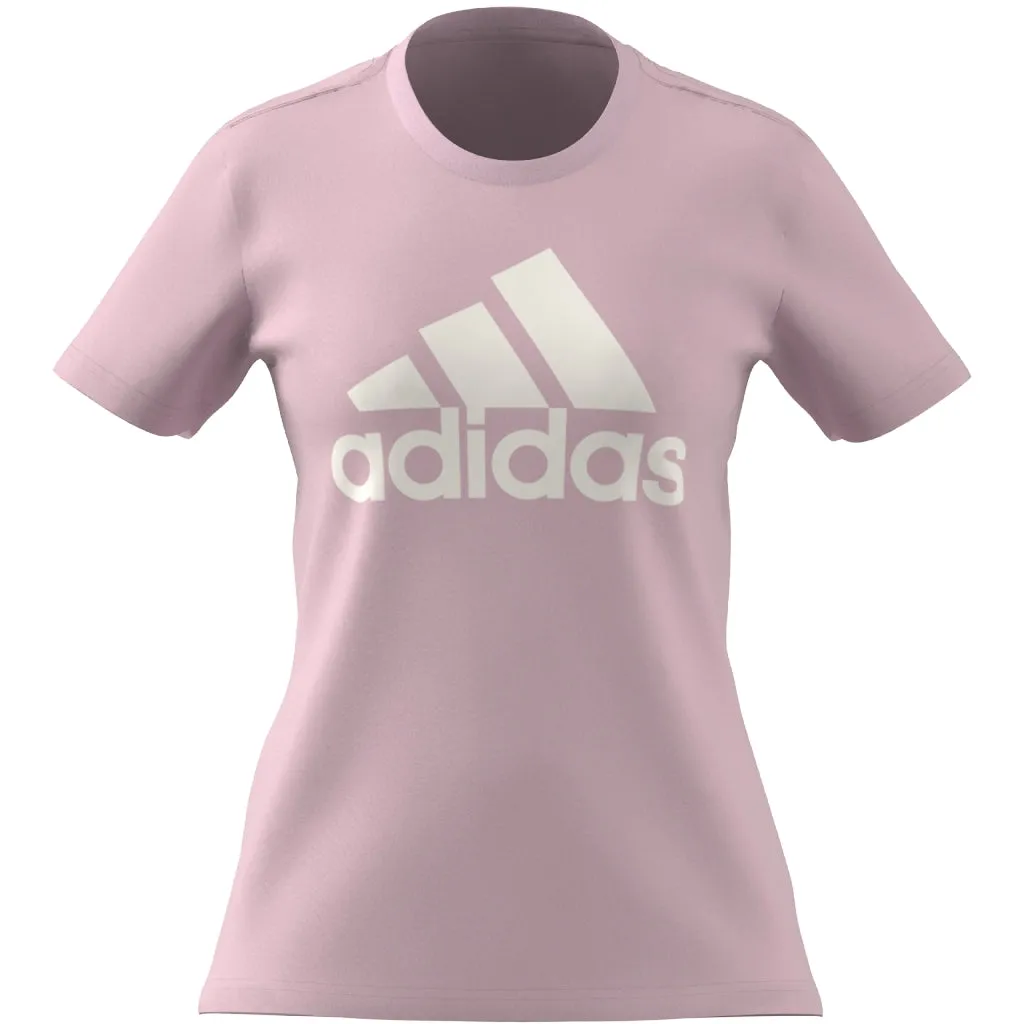 Adidas Essentials Women's Logo T-Shirt PINK