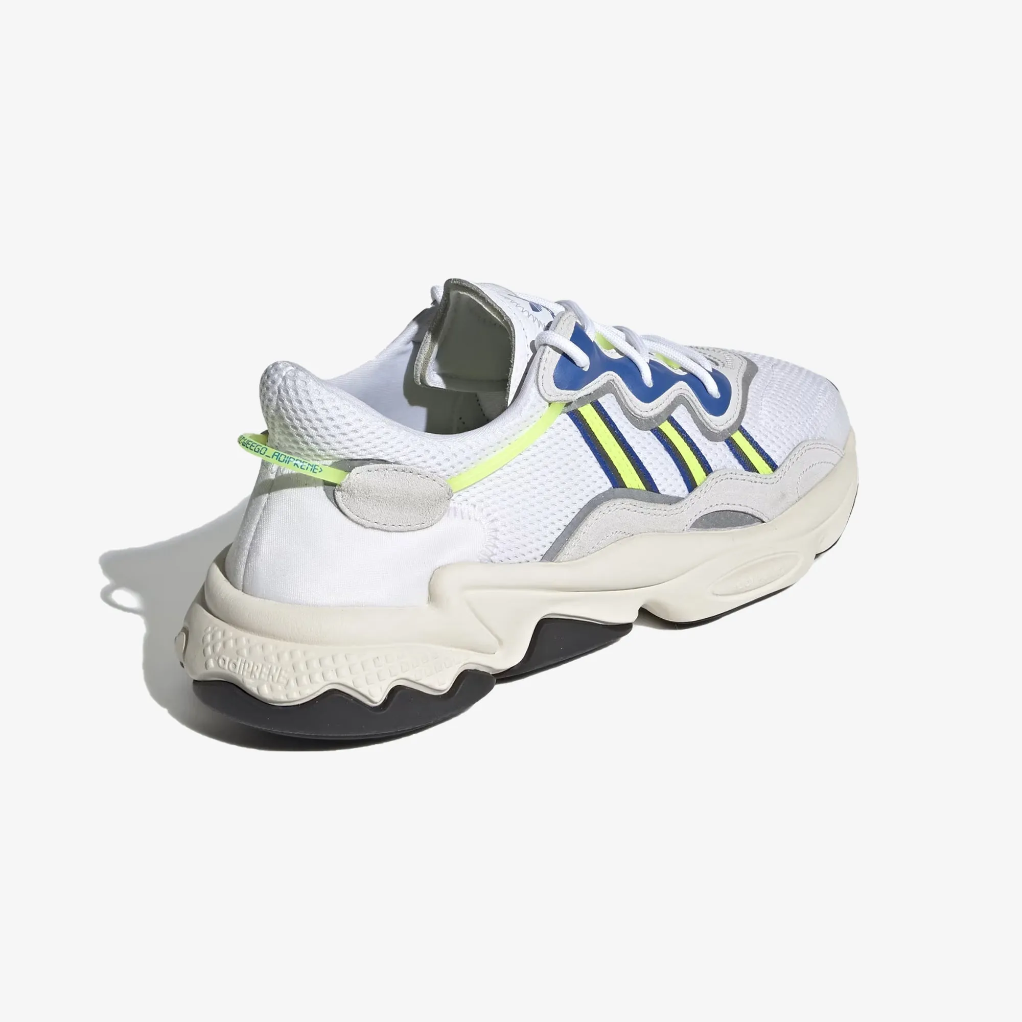 ADIDAS ORIGINALS | OZWEEGO { WHITE/GREY ONE/SOLAR YELLOW