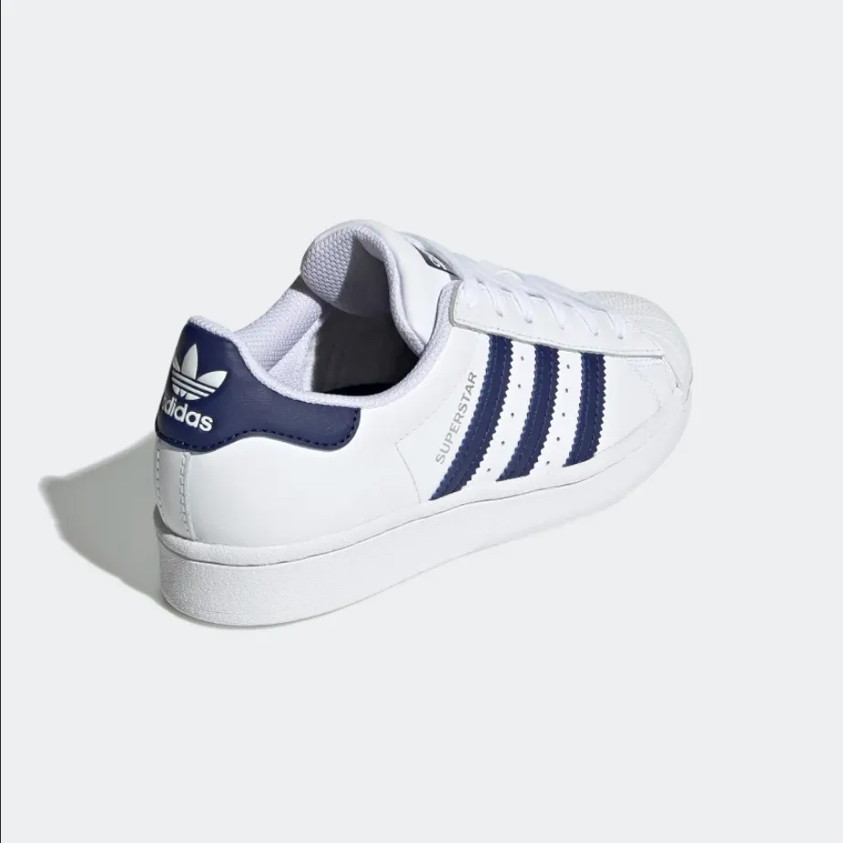 Adidas Originals scarpa sneakers da ragazzi Superstar GZ9096 bianco blu chiaro