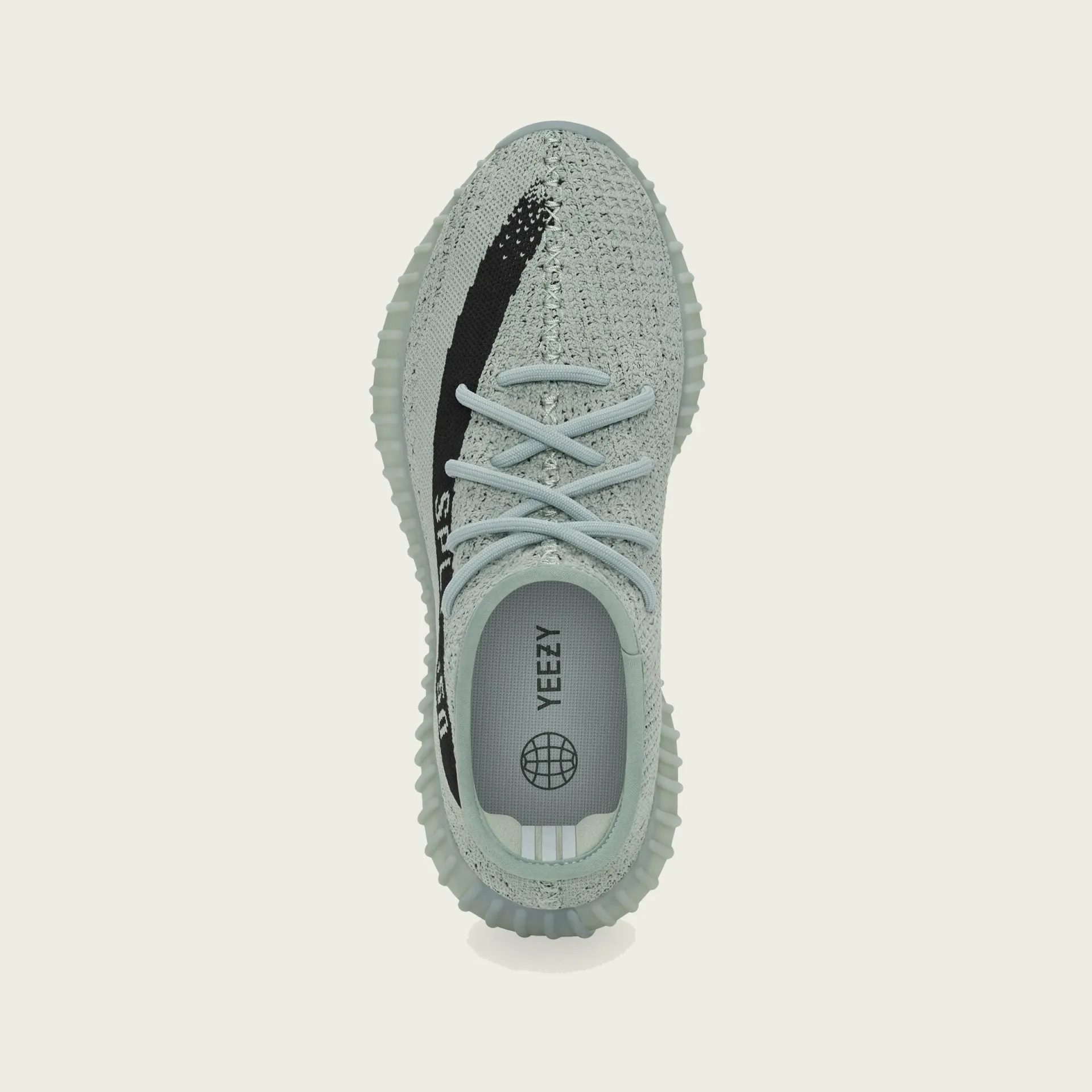 Adidas | YEEZY BOOST 350 V2  { SALT/CORE BLACK/SALT