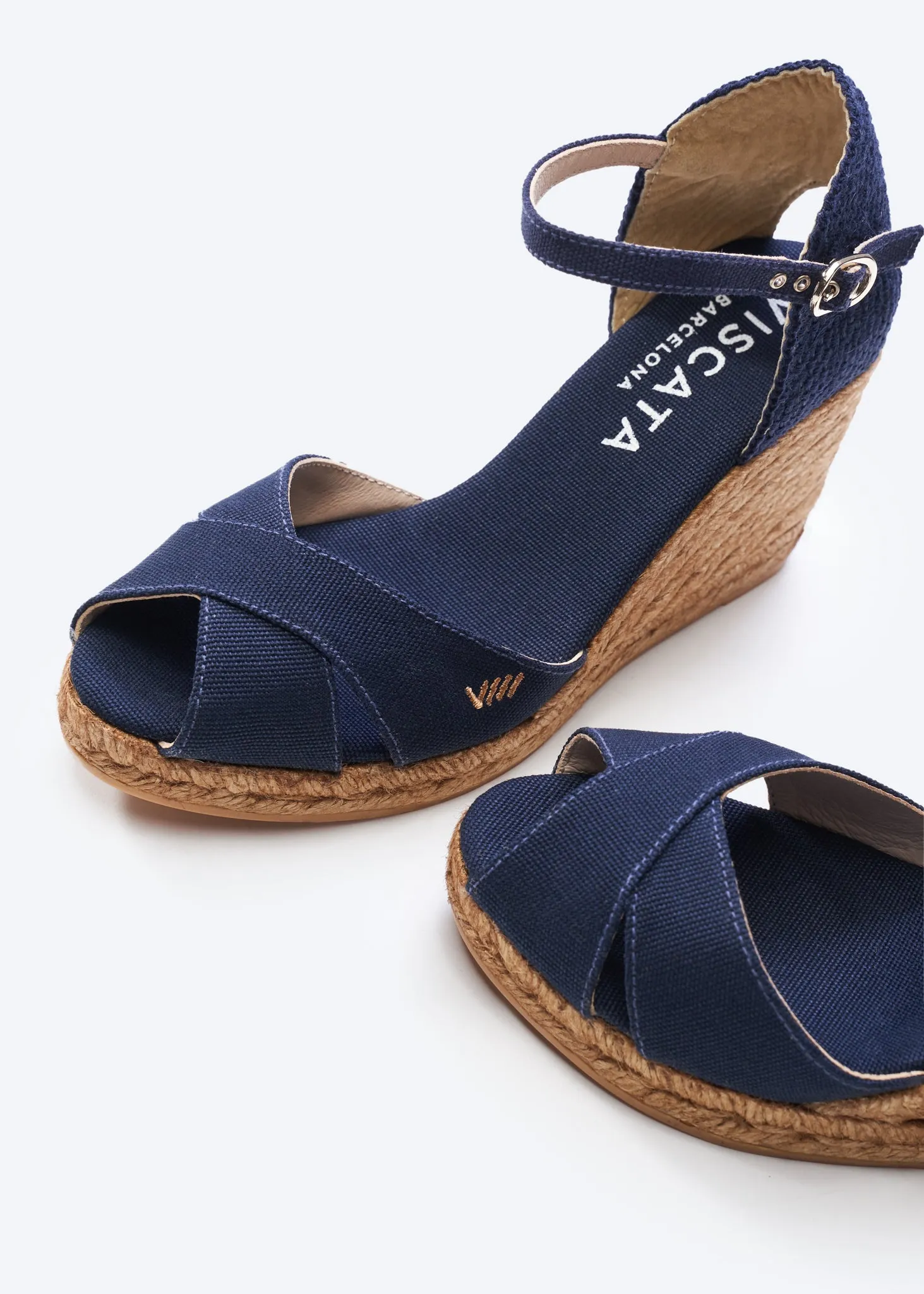 Aiguablava Canvas Espadrille Sandal Wedges