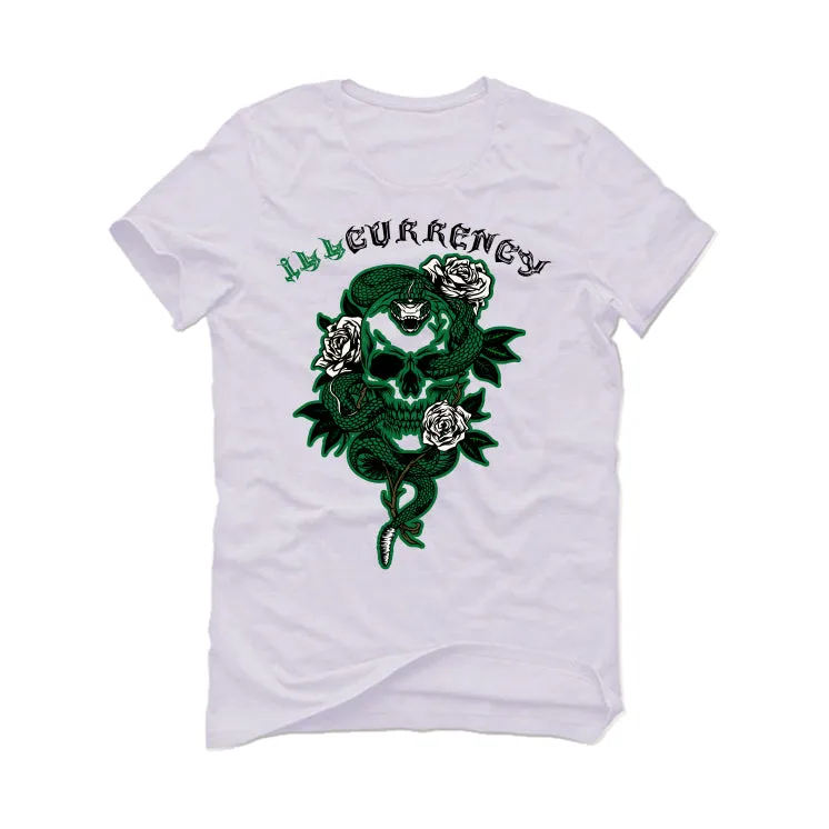 Air Jordan 2 “Wings Program” | illcurrency White T-Shirt (Snake skeleton rose)