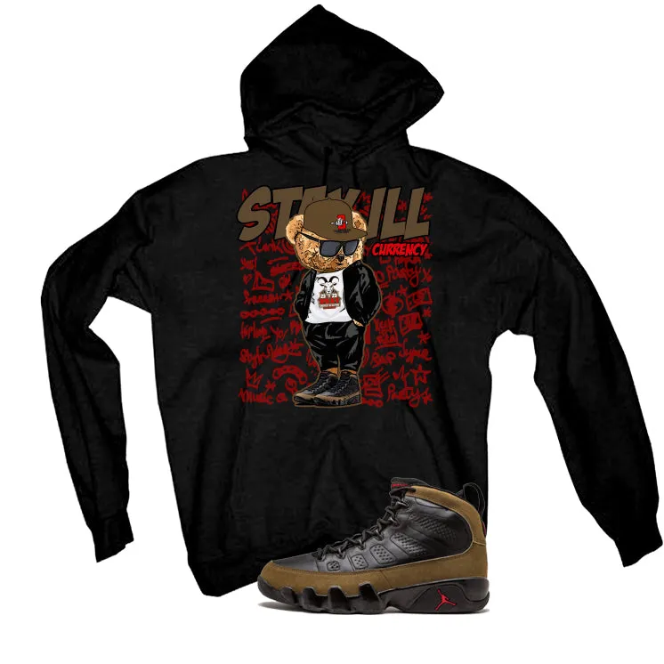 Air Jordan 9 Olive Black T-Shirt (Stay ill Bear)| illcurrency