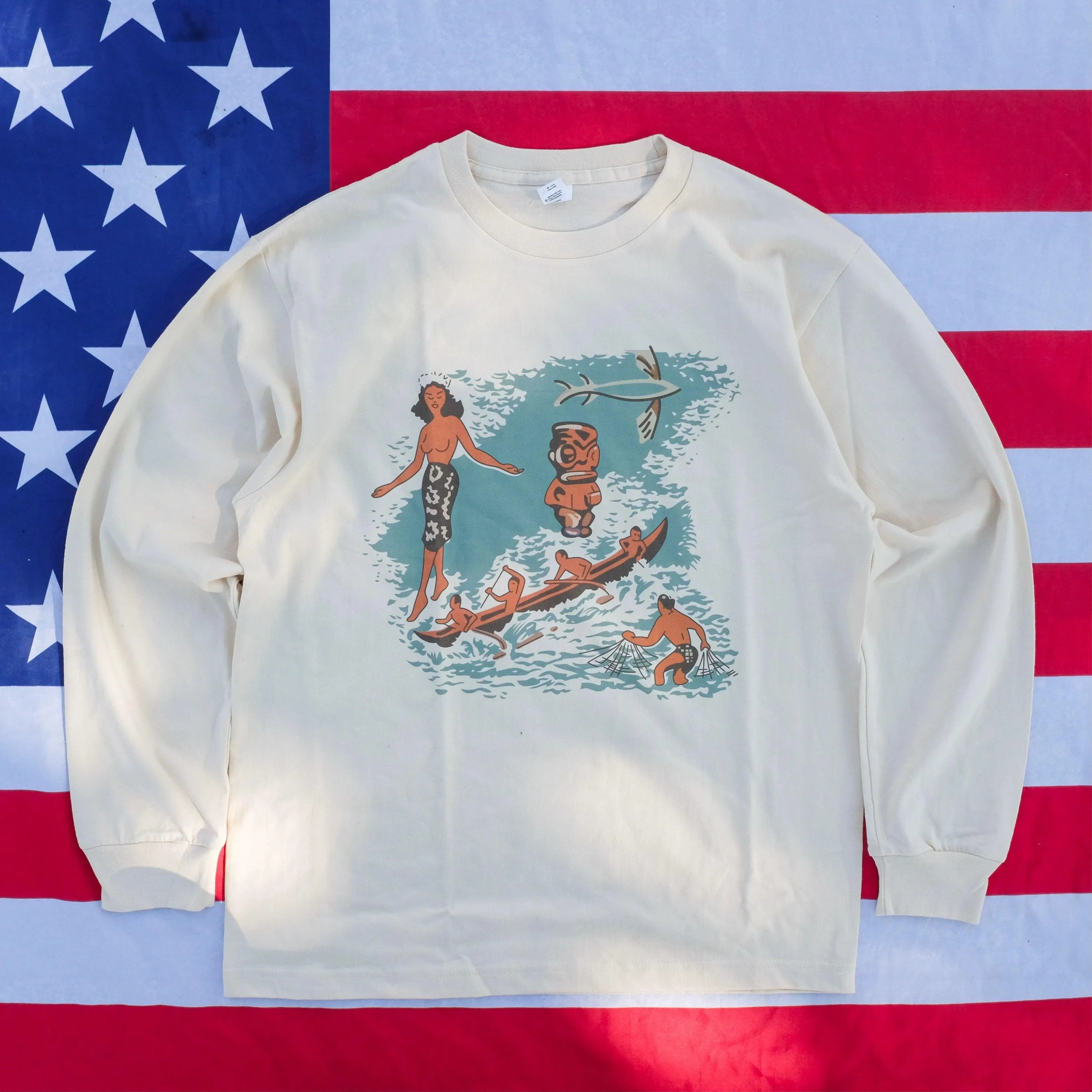 ALOHA LONG-SLEEVE TEE