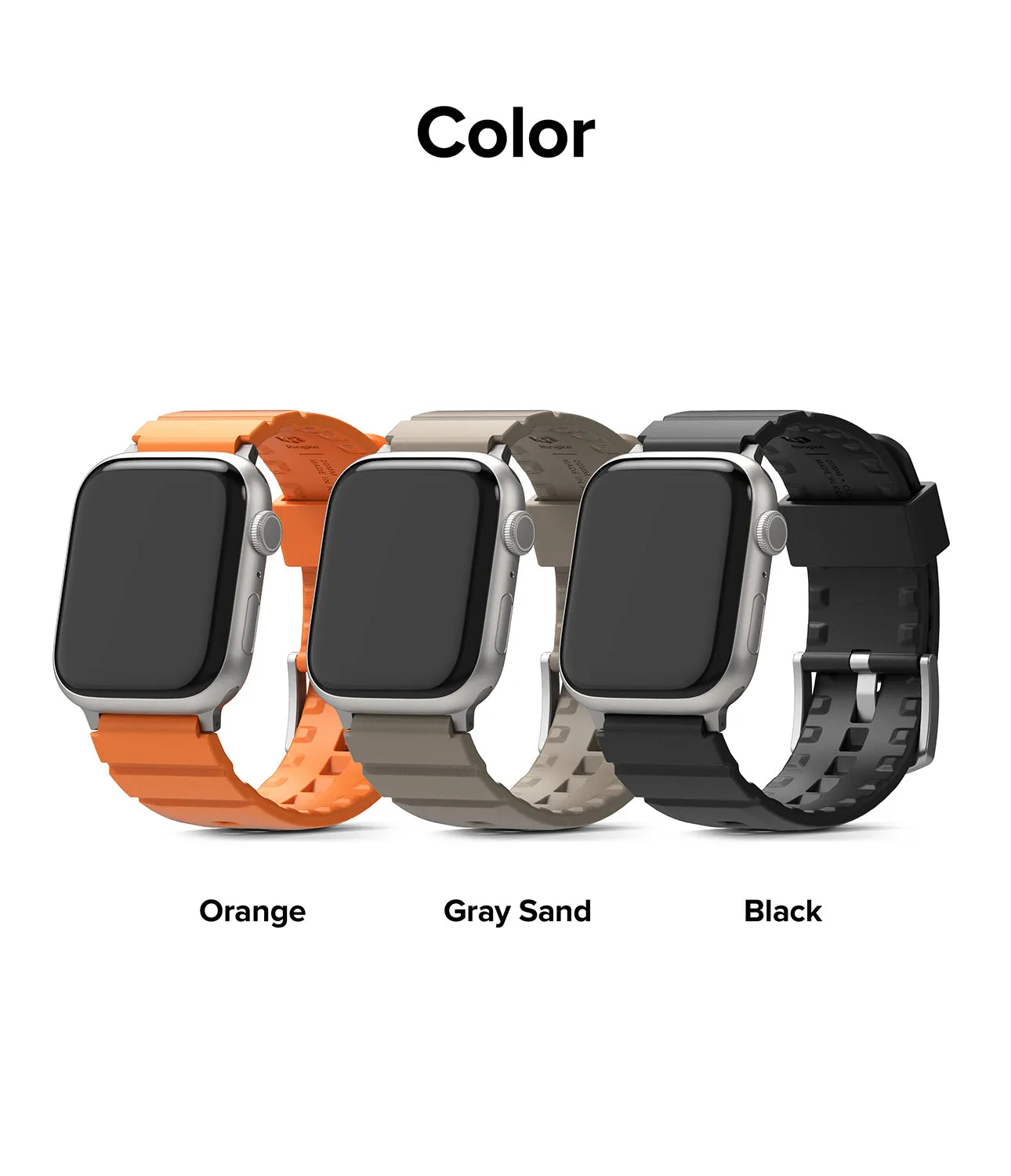 Apple Watch 49mm / 45mm / 44mm / 42mm | Rubber One Bold Band