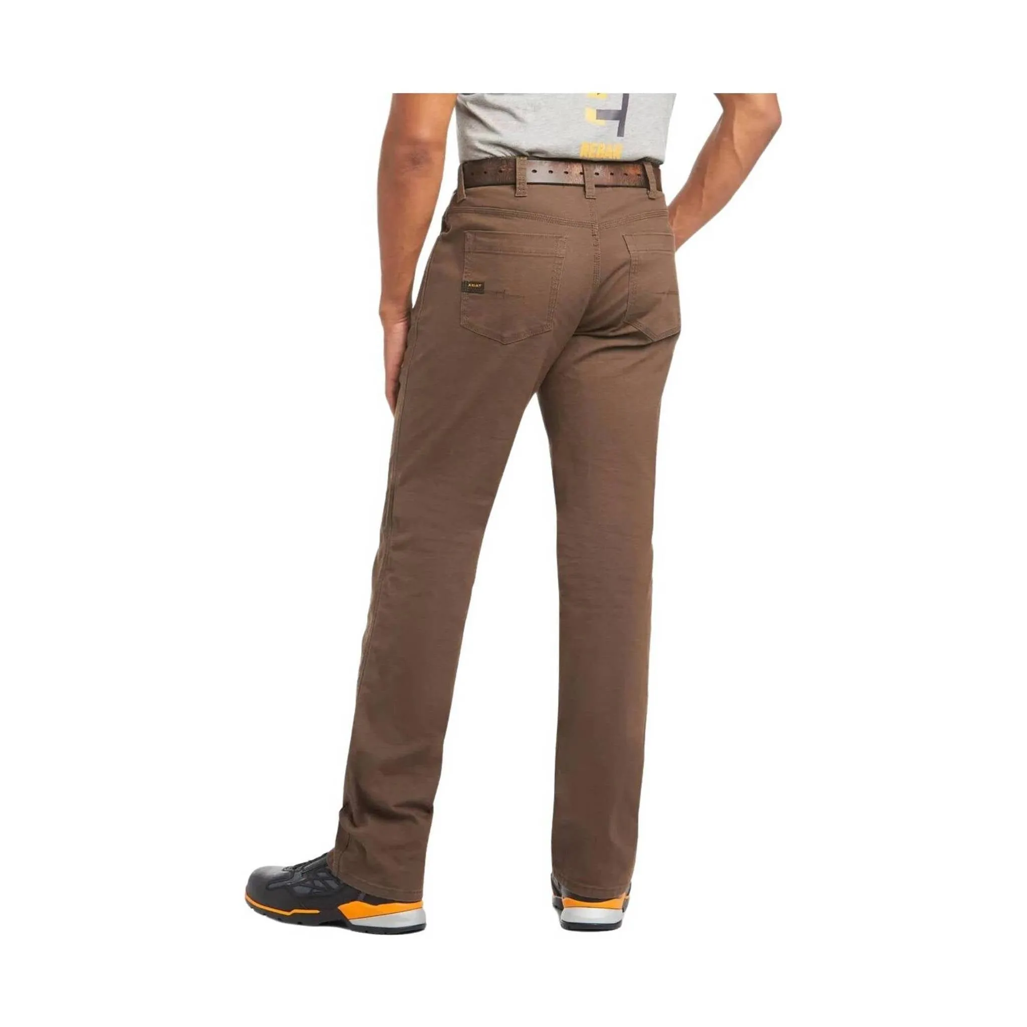 Ariat Men's Rebar M4 Durastretch Straight Leg Work Pant - Brown