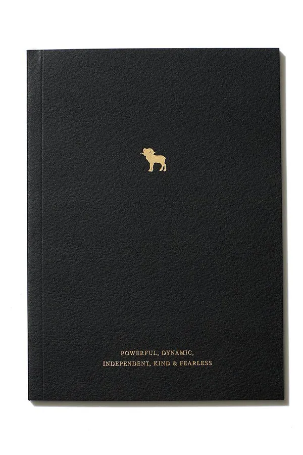 Aries Zodiac Notebook