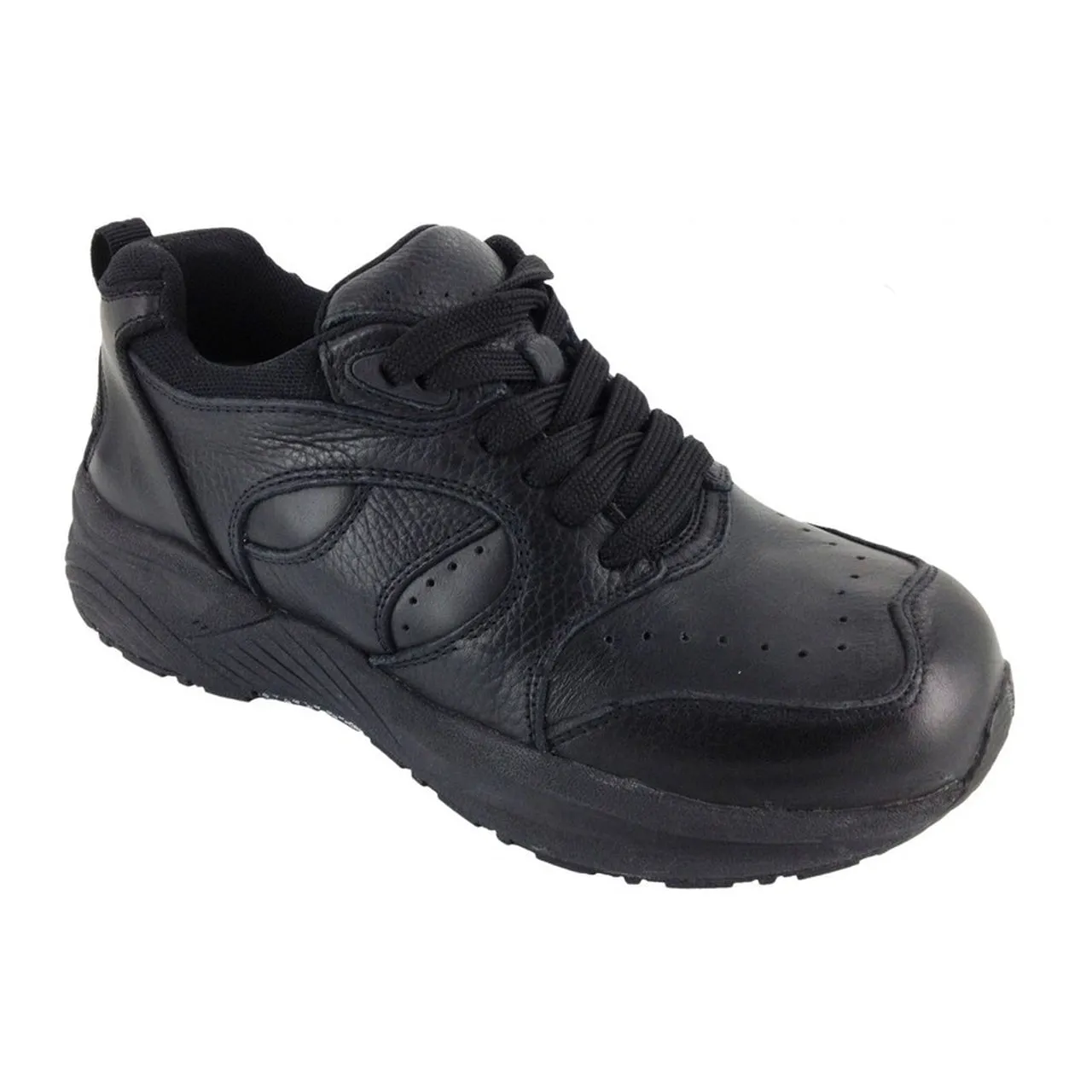 Athletic Black Lace-Up GAL10W Womens Orthopedic Shoes