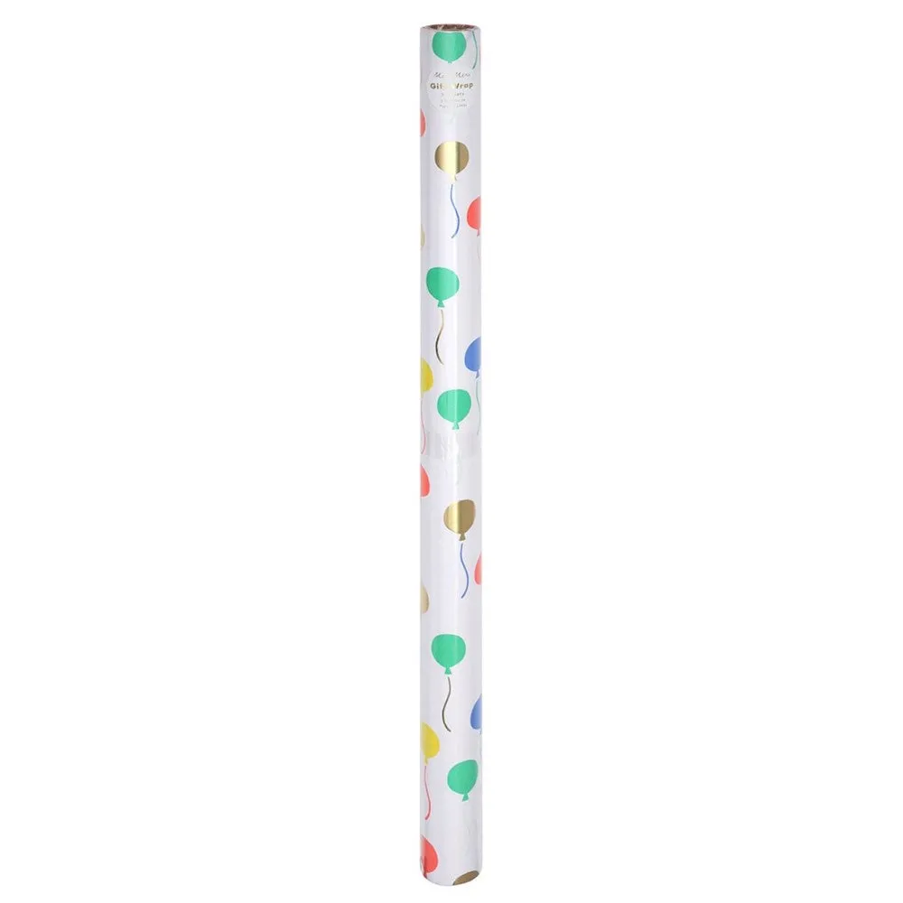 Balloons Gift Wrap, Single Sheet