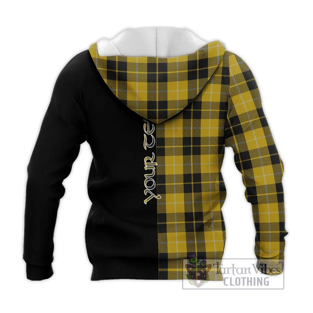 Barclay Dress Tartan Knitted Hoodie with Family Crest and Half Of Me Style