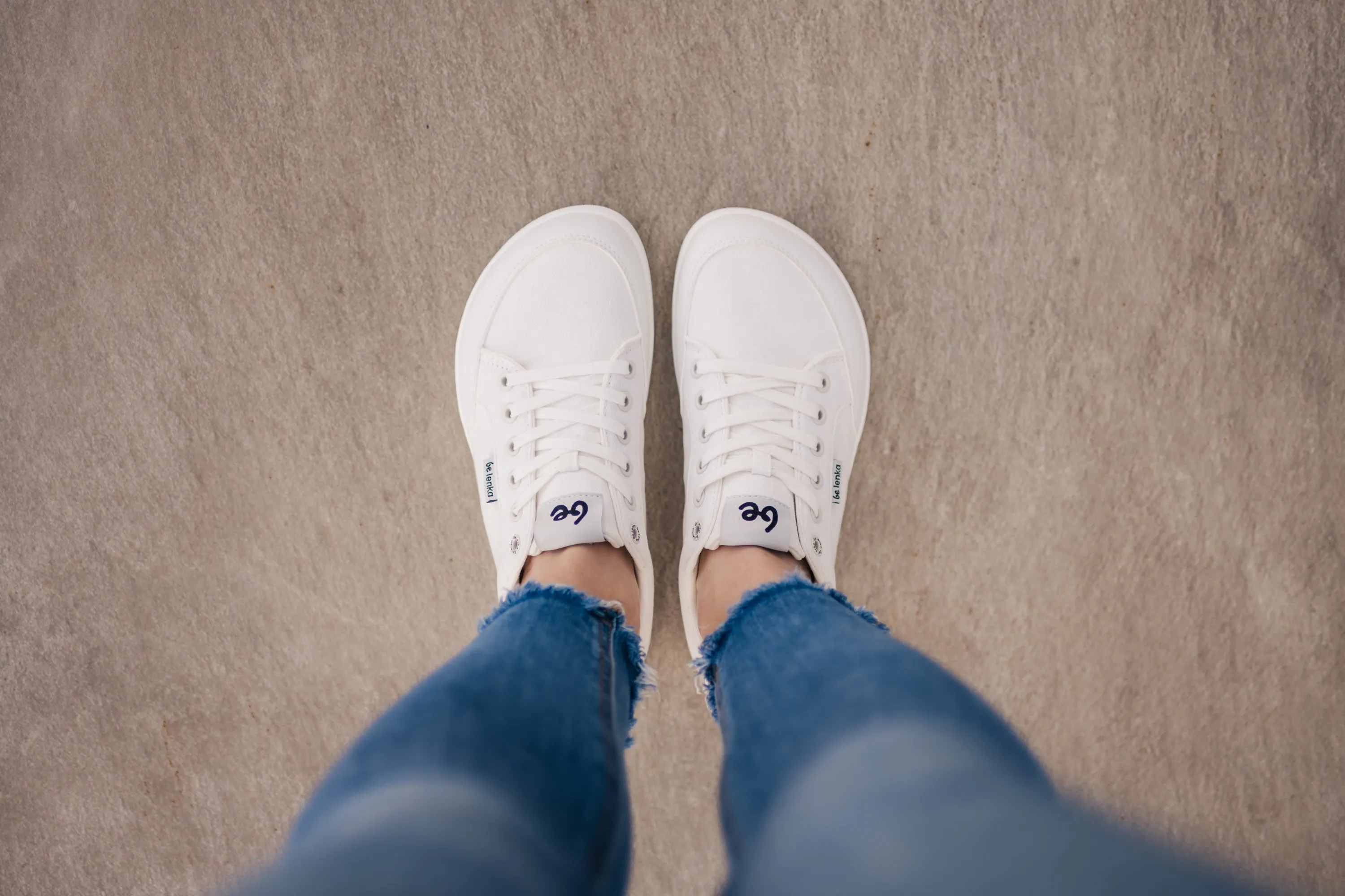 Barefoot Sneakers Be Lenka Rebound - All White CLEARANCE