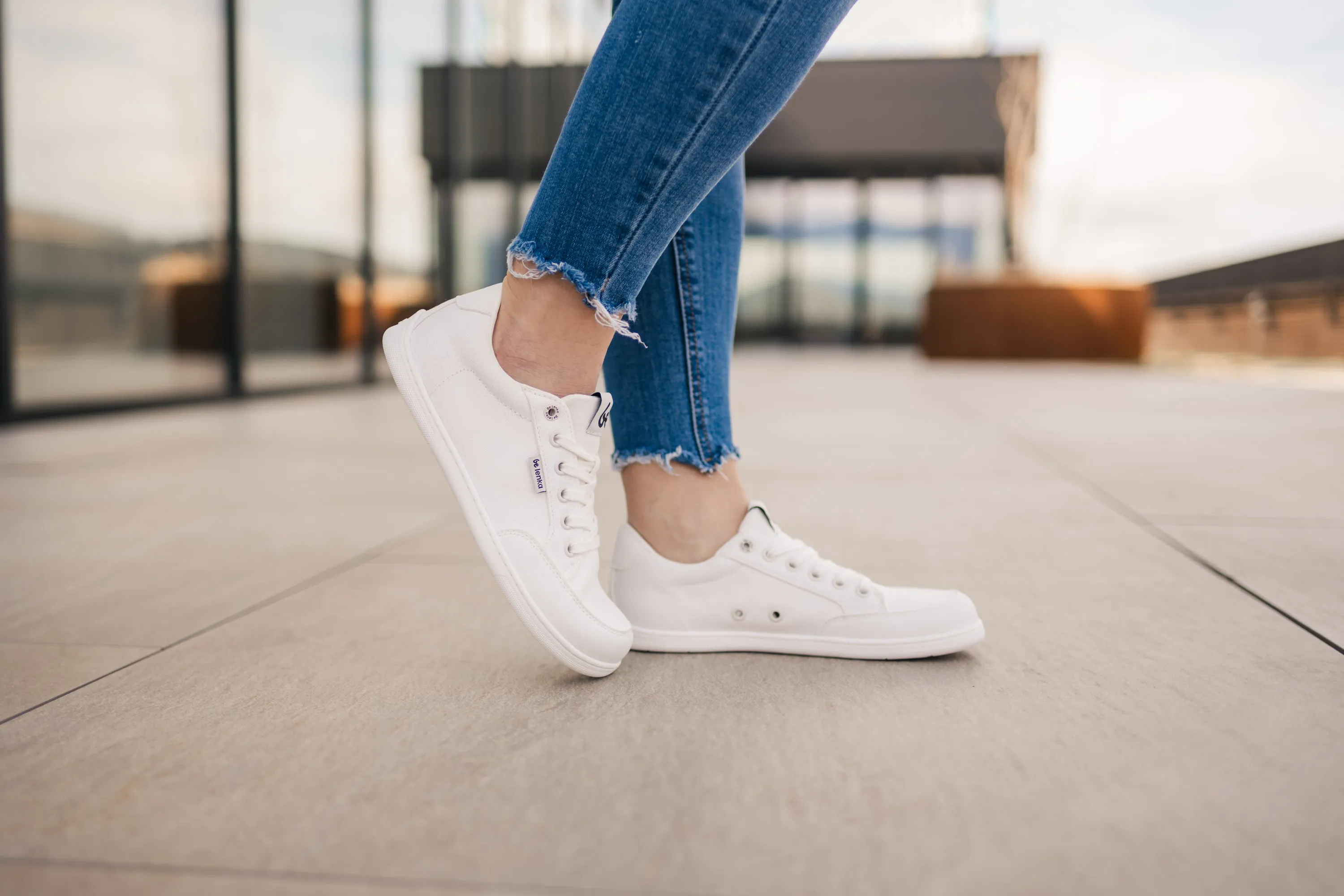 Barefoot Sneakers Be Lenka Rebound - All White CLEARANCE