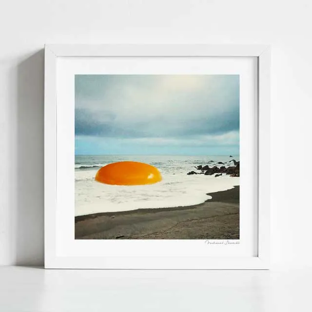 'Beach egg' Art Print by Vertigo Artography