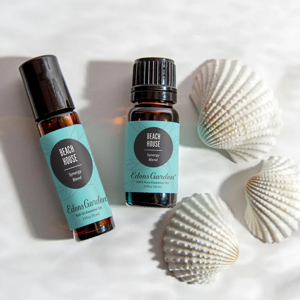 Beach House Essential Oil Blend- Smells Like Salty, Ocean Air On A Summer Day