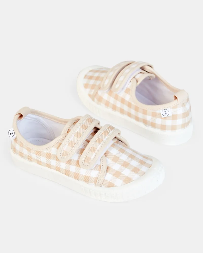 Ben Canvas - Beige Check