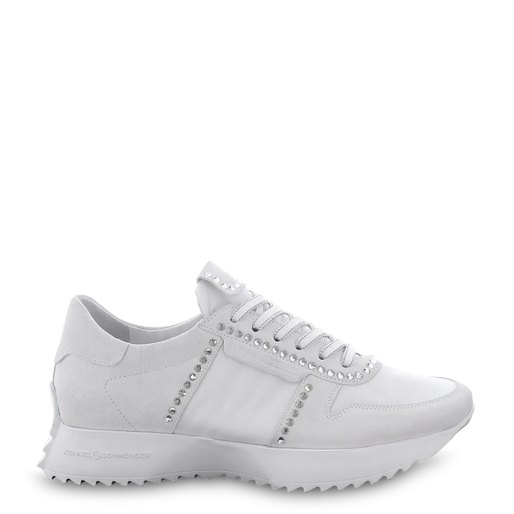 Bianco Pull Rhinestone Sneakers