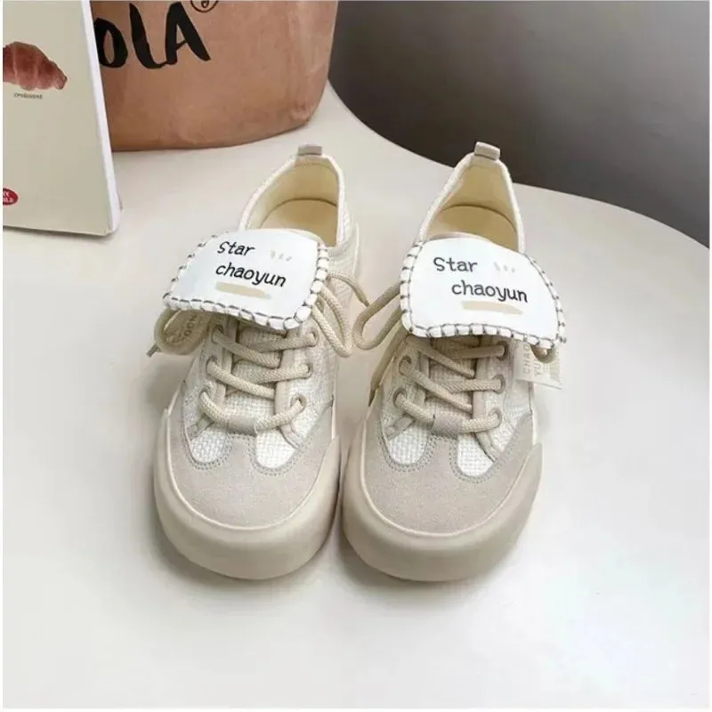 binfenxie  -  Fashion Casual New Designer Women Canvas Shoes Designer Soft-soled Outdoor Ladies Sneakers Spring Autumn Zapatillas De Mujer