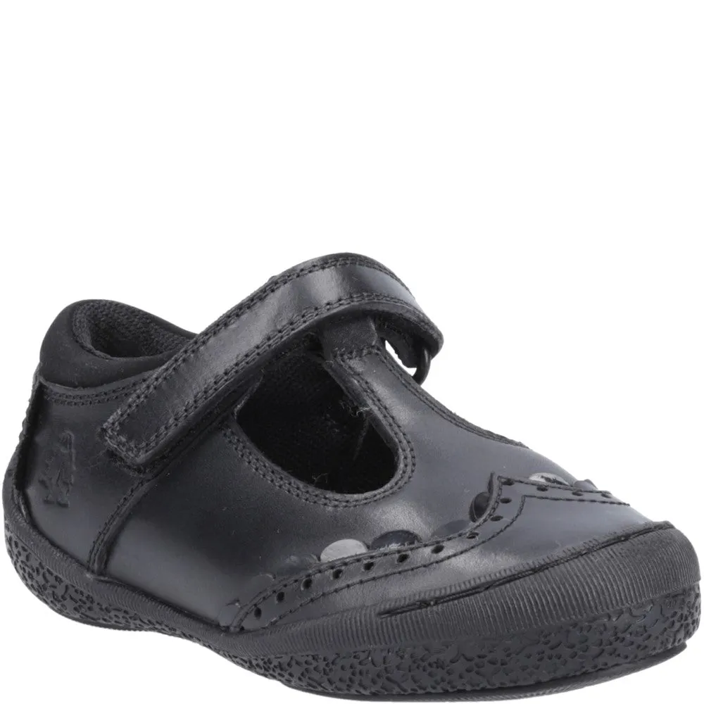 Black Mabel Infant School Shoes