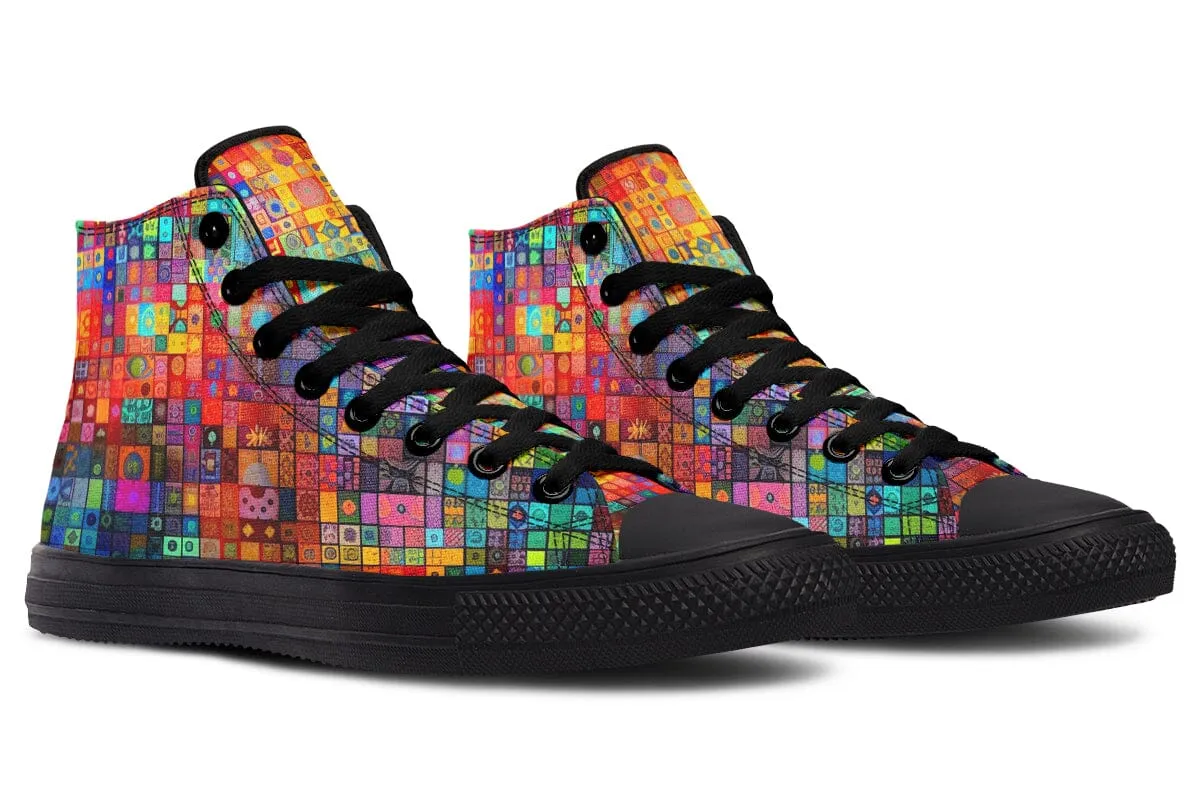 Blotter Fuzz High Top Shoes