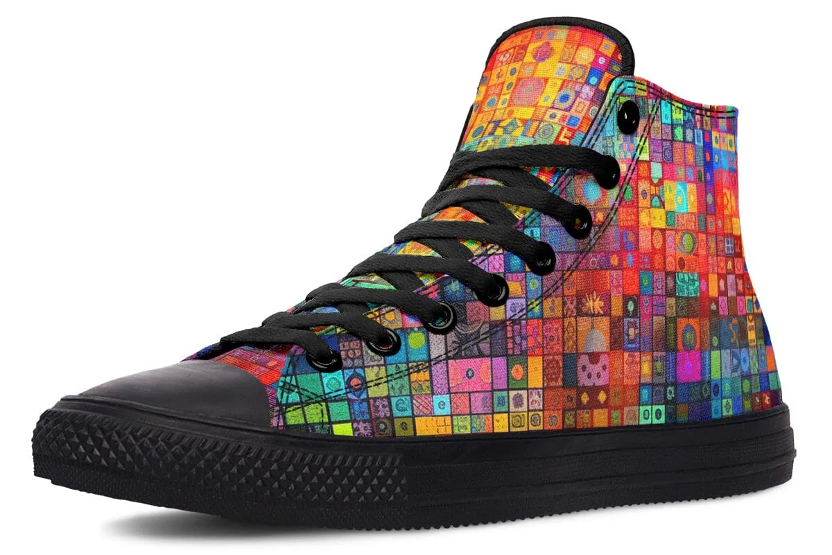 Blotter Fuzz High Top Shoes