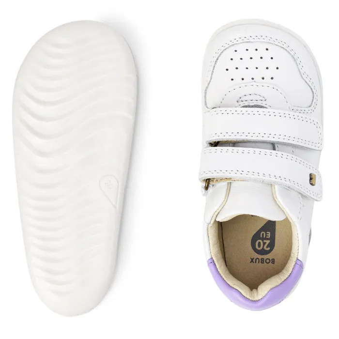 Bobux Step Up SU Riley Sneaker White Lilac