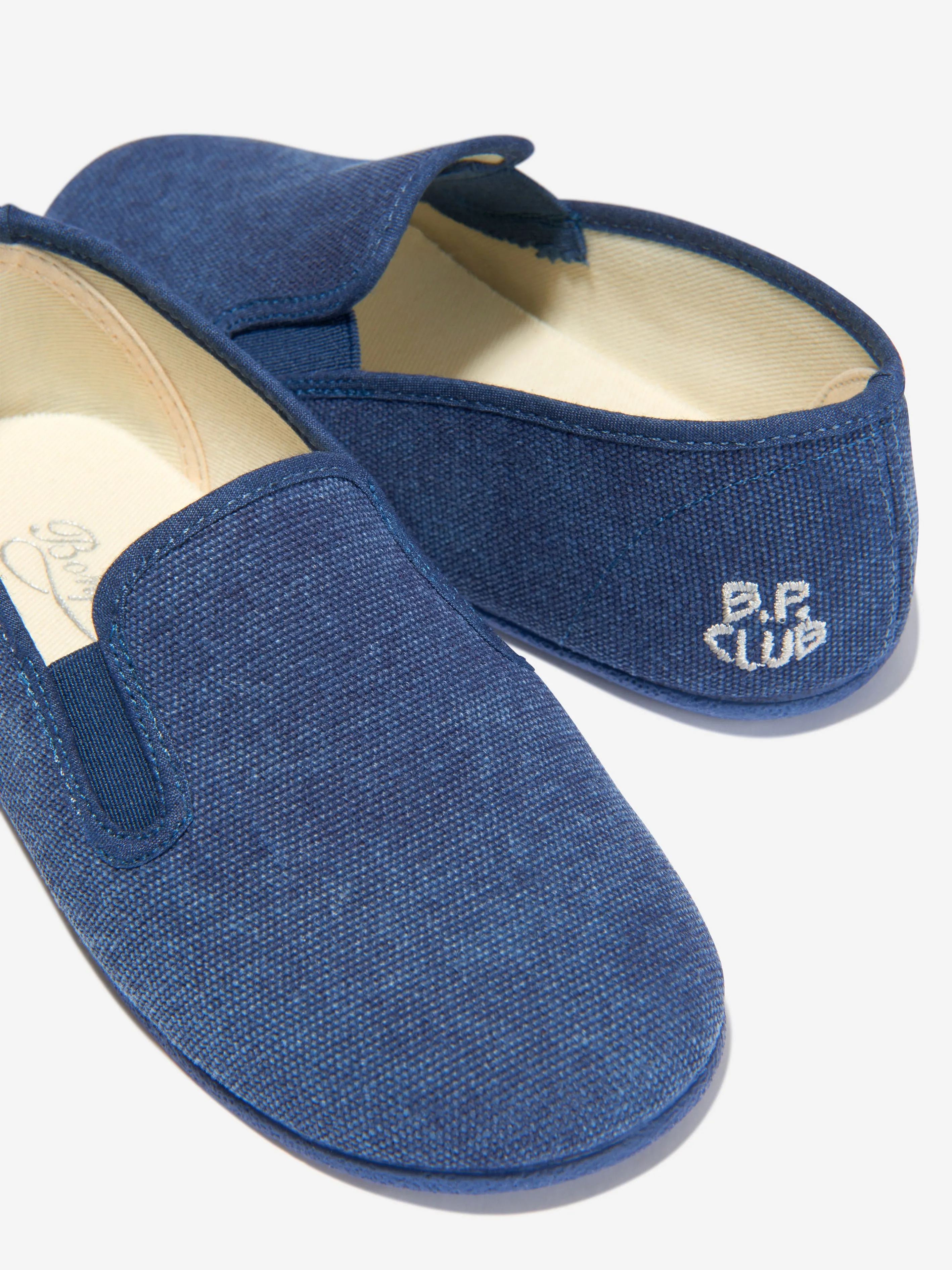 Bonpoint Boys Organic Canvas Slippers