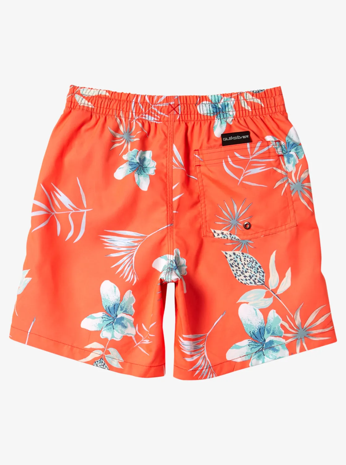 Boys 8-16 Everyday Mix Vl 15Nb Elastic Waist Shorts - Fiery Coral