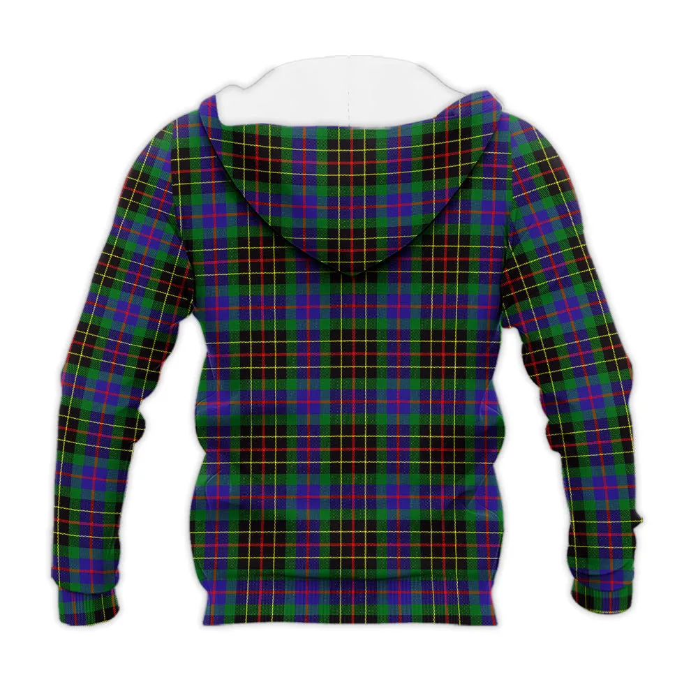 Brodie Hunting Modern Tartan Knitted Hoodie