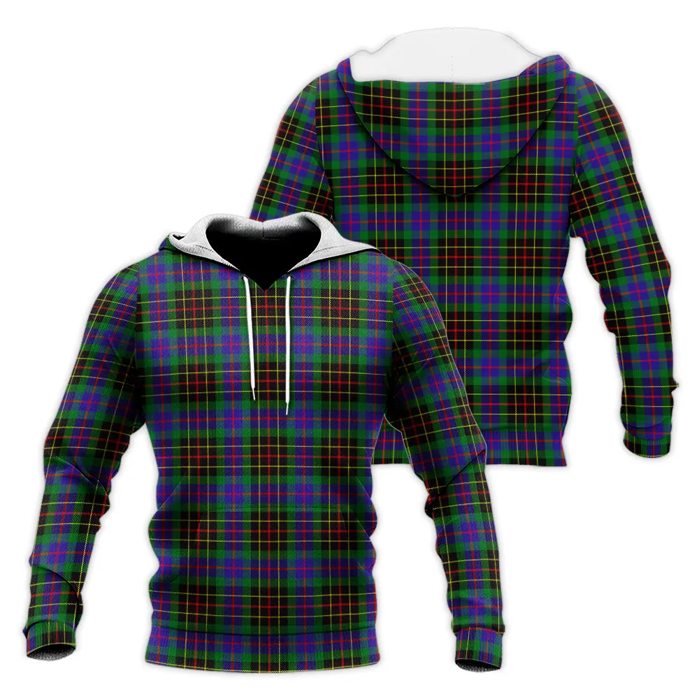 Brodie Hunting Modern Tartan Knitted Hoodie