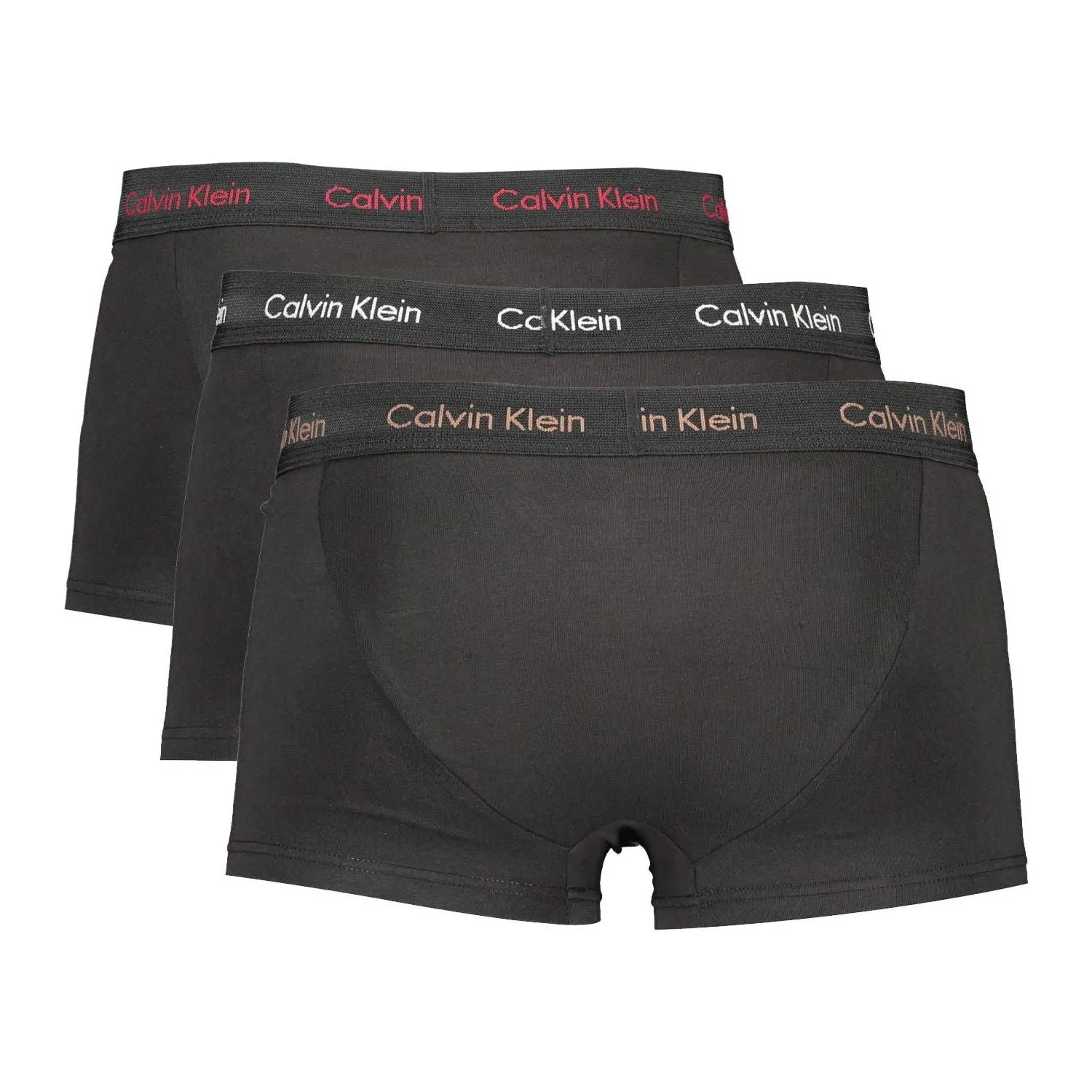 Calvin Klein Black Cotton Men Underwear Trunk Pack