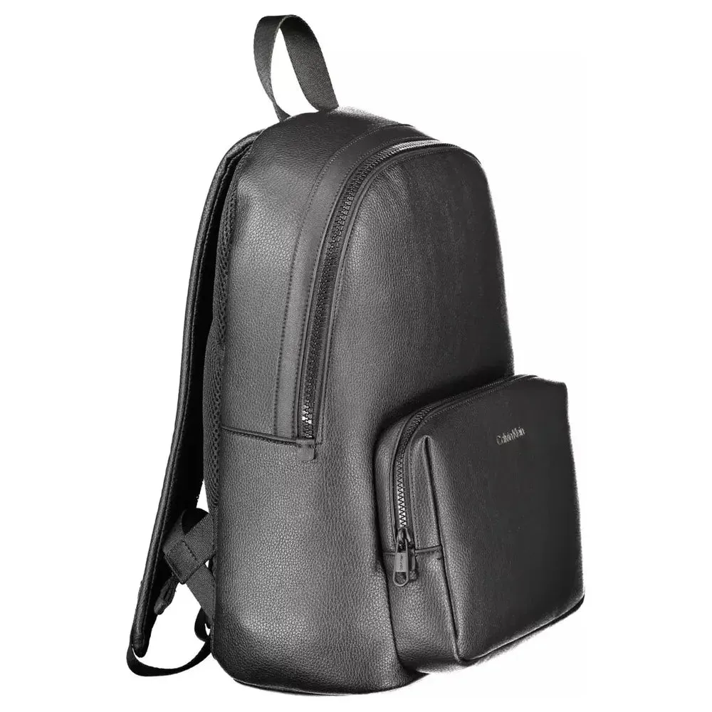 Calvin Klein Black Polyethylene Men Backpack