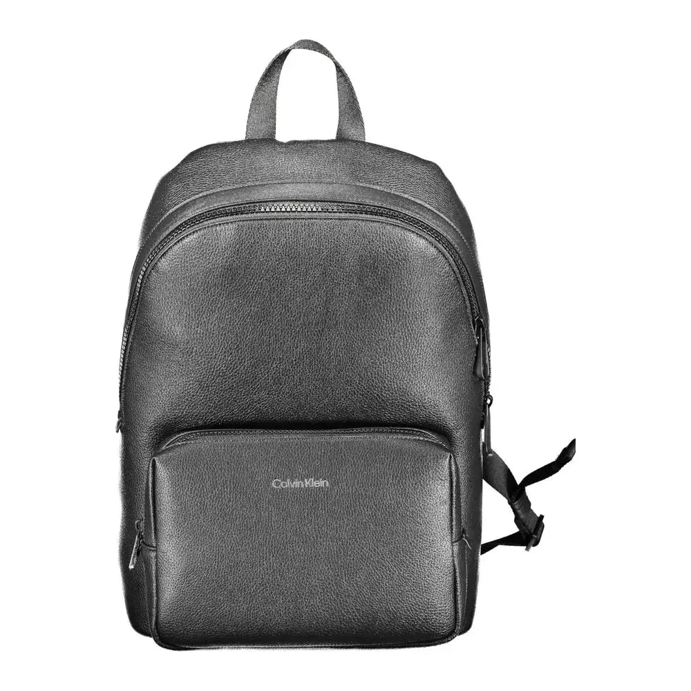 Calvin Klein Black Polyethylene Men Backpack