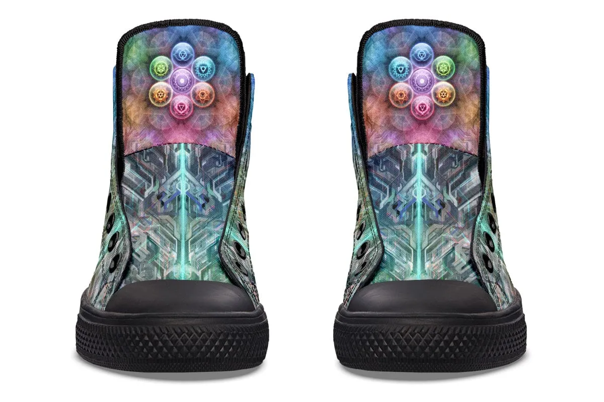 Chakra Balls High Top Shoes