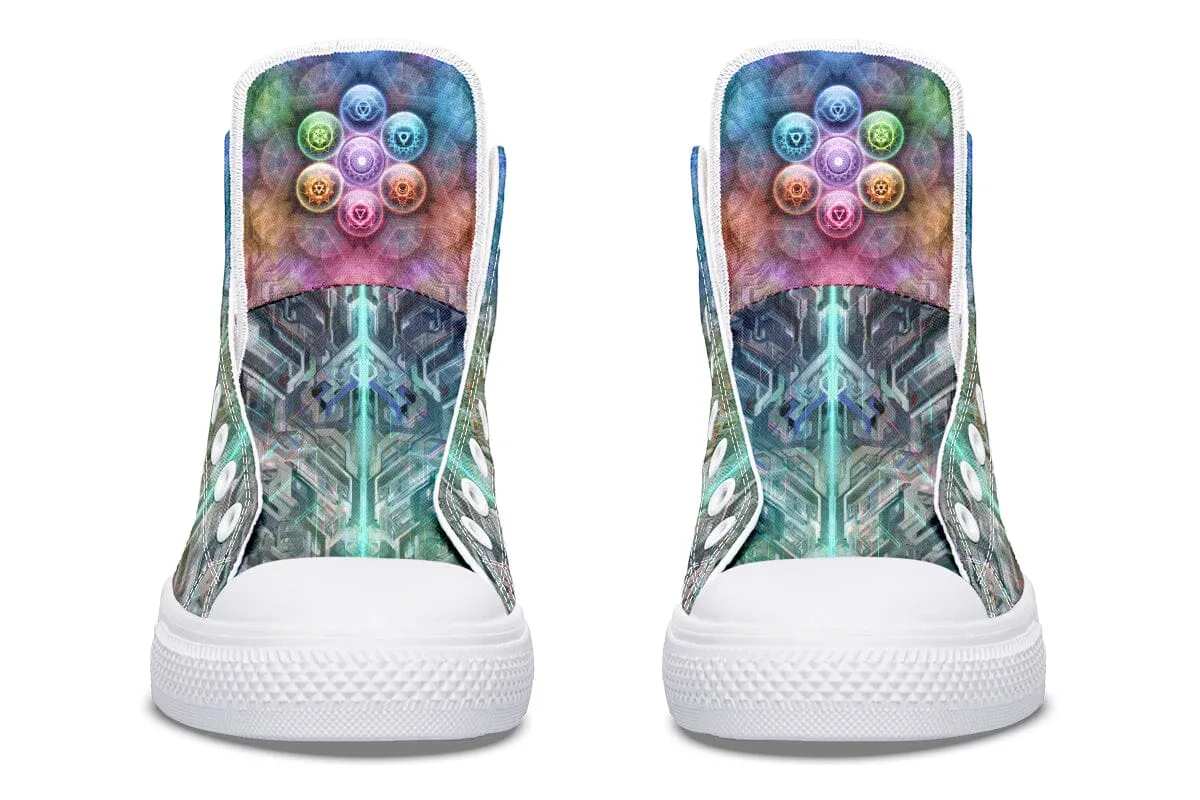 Chakra Balls High Top Shoes