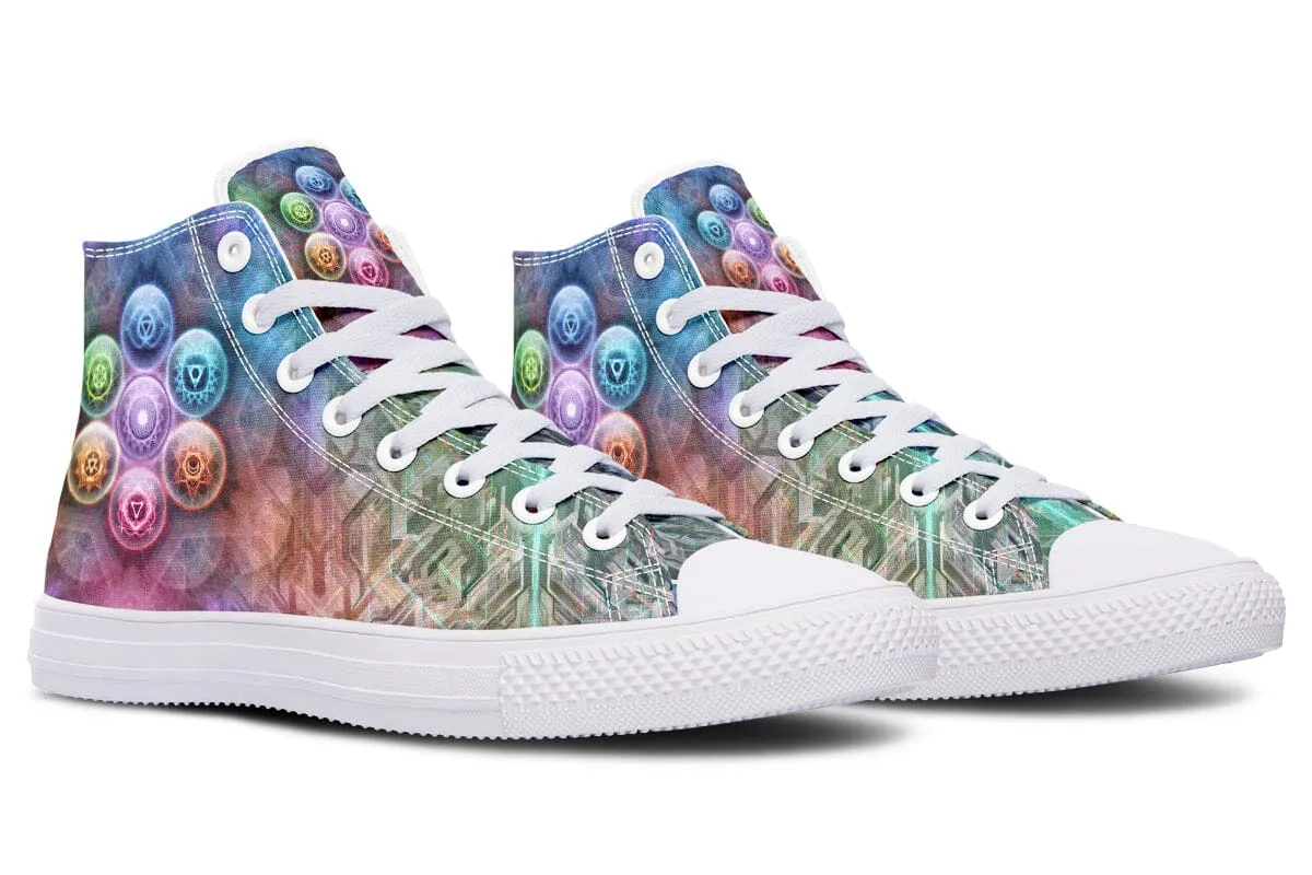 Chakra Balls High Top Shoes