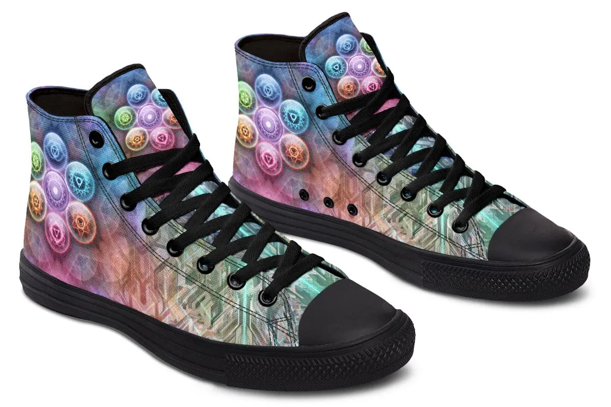 Chakra Balls High Top Shoes