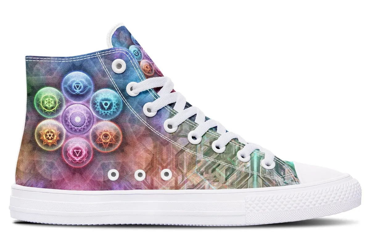 Chakra Balls High Top Shoes