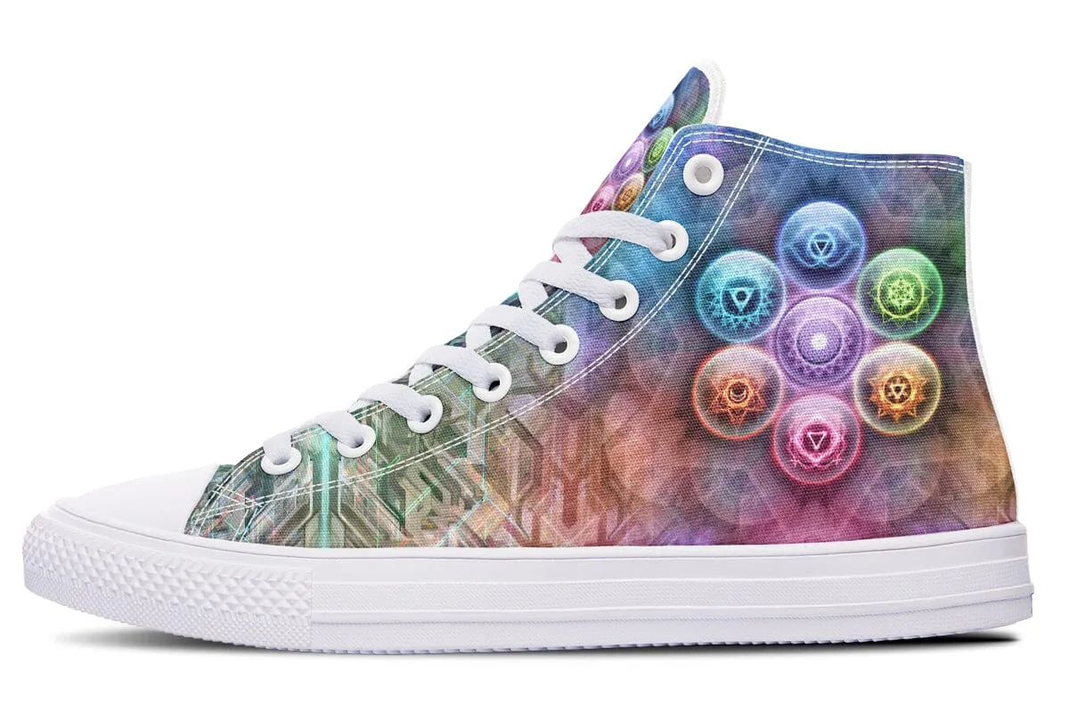 Chakra Balls High Top Shoes