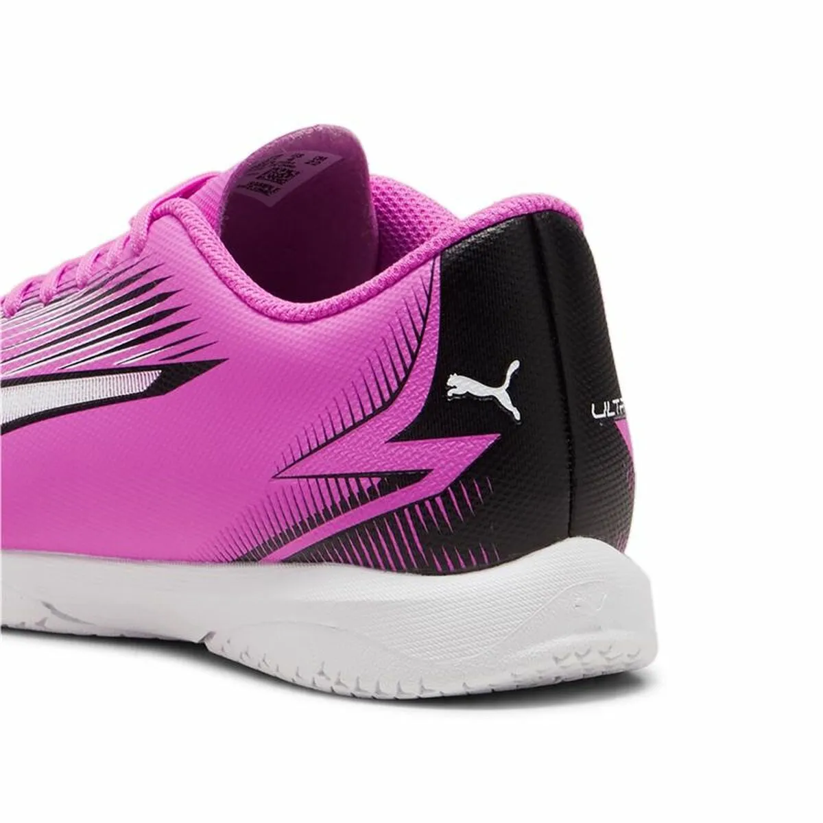 Children's Indoor Football Shoes Puma Ultra Play White Dark pink Children's Unisex