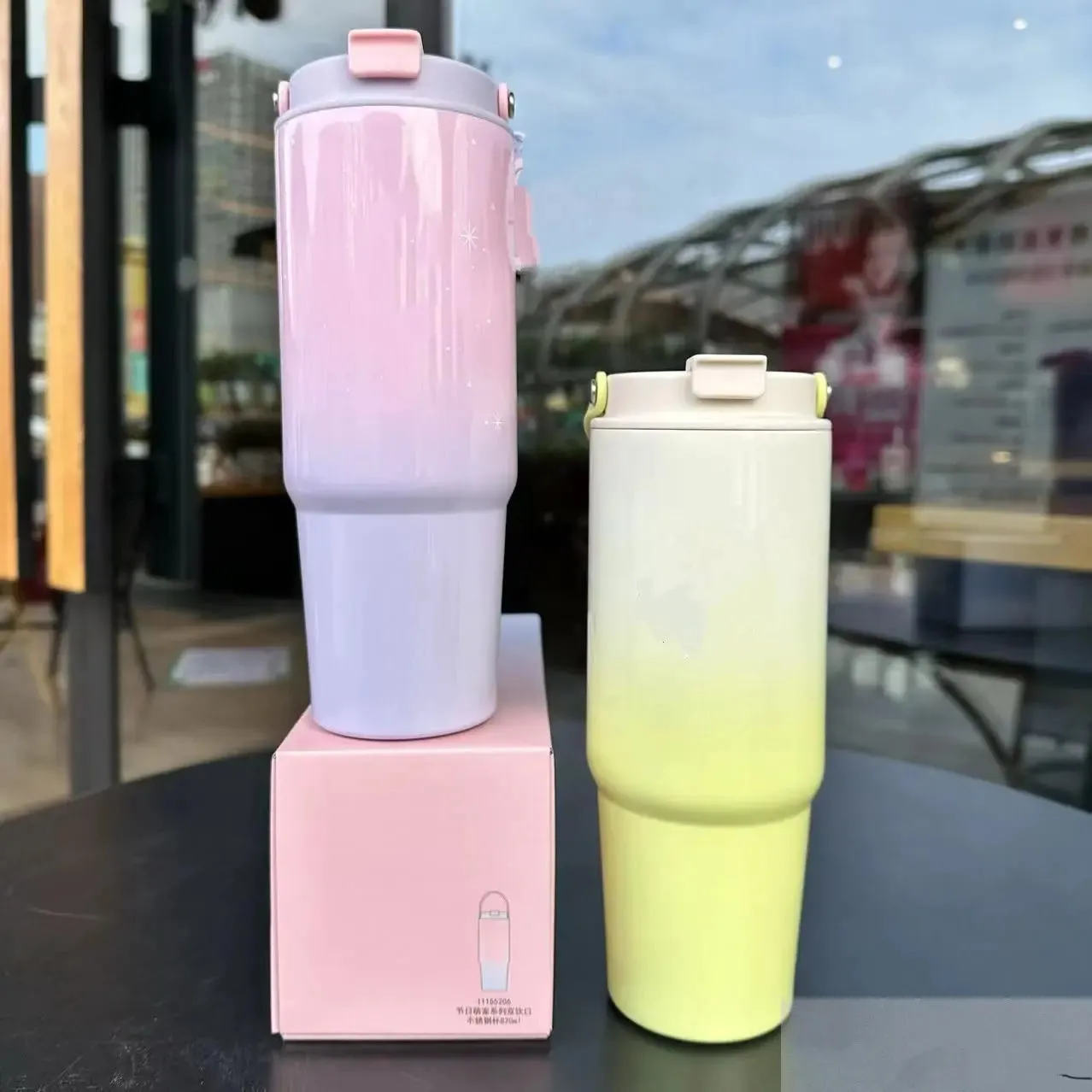 Color Flow 0.8L Double Wall Flask