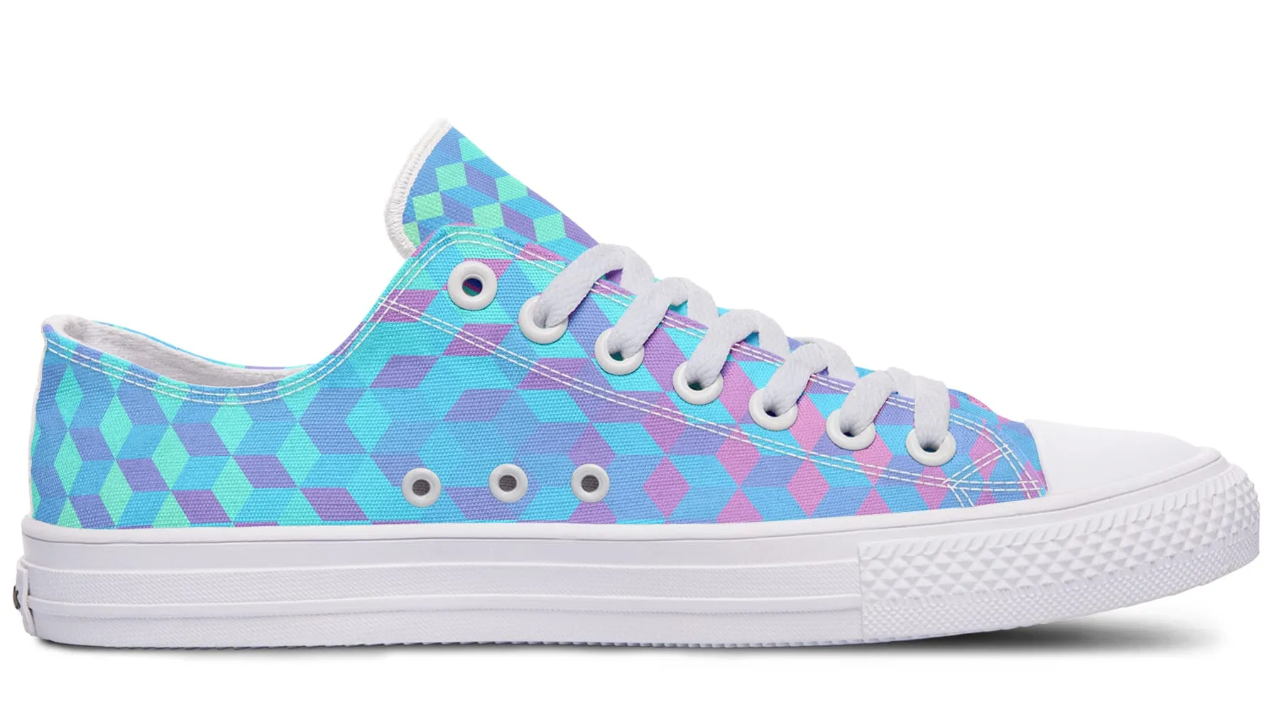 Colorful 3D Low Top Shoes