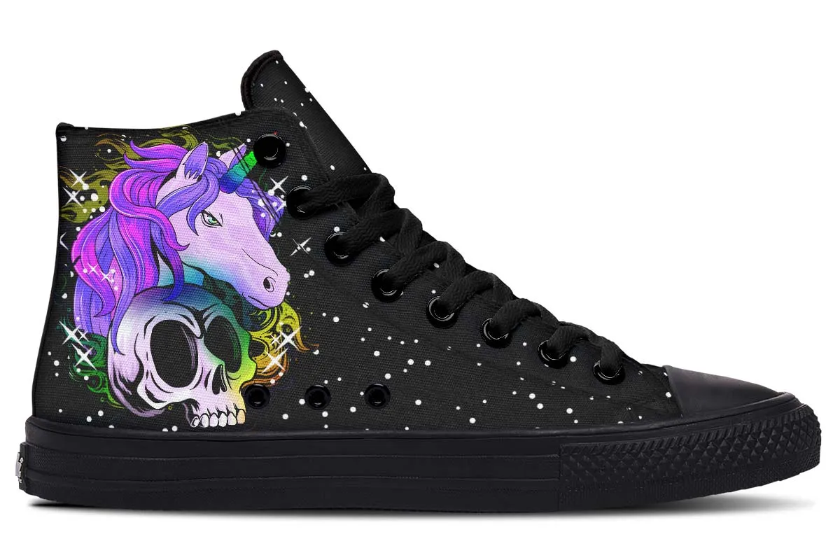 Colorful Unicorn And Skull