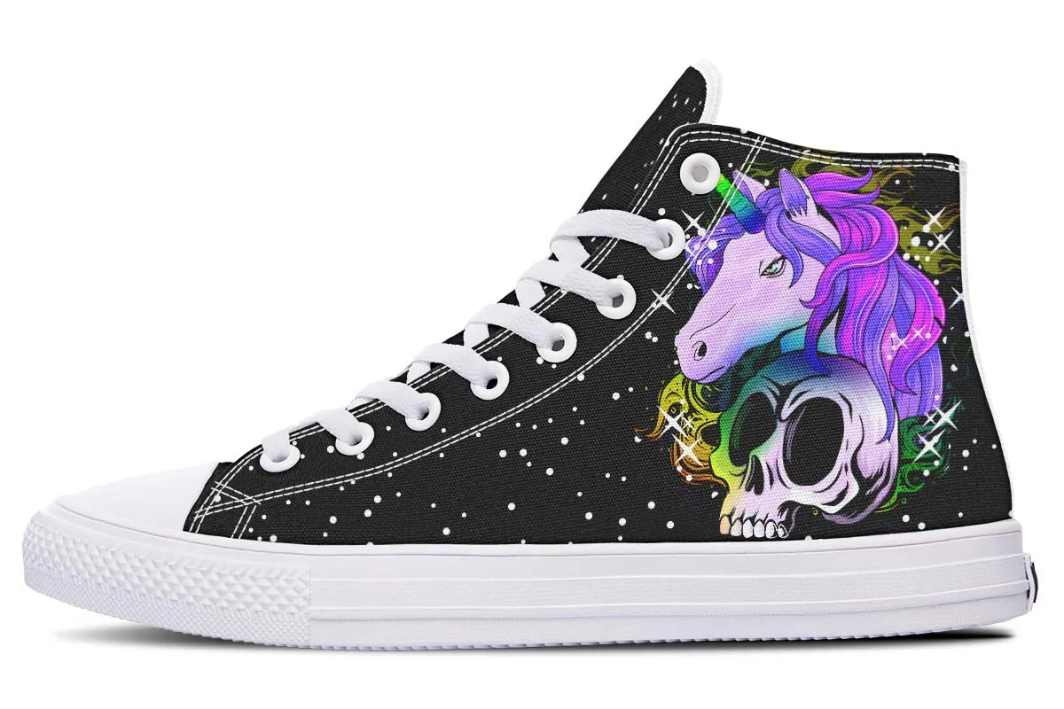 Colorful Unicorn And Skull