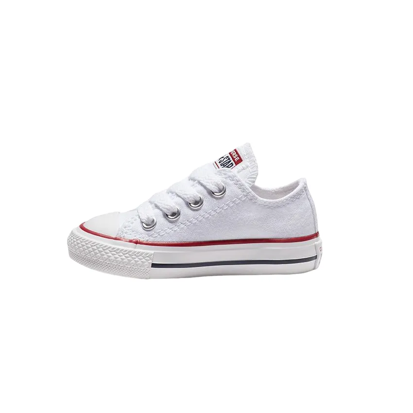 Converse scarpa sneakers da bambini Chuck Taylor All Star Classic 7J256C bianco