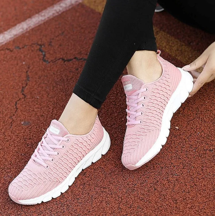 Cuzcare Women Orthopedic Sneakers Mesh Fitness Shoes