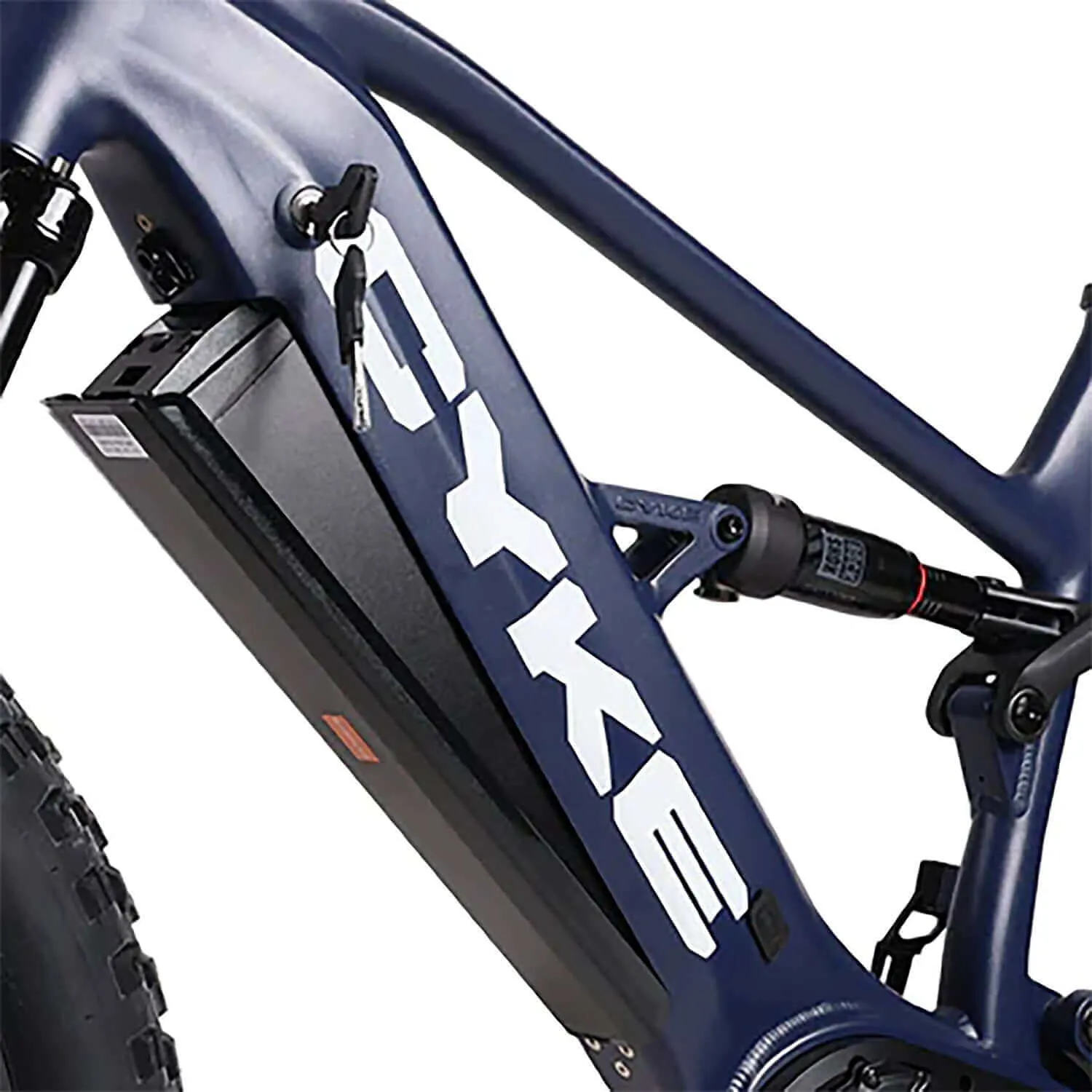 CYKE Falcon-X Full Suspension Mid Drive Fat Tire Electric Bike